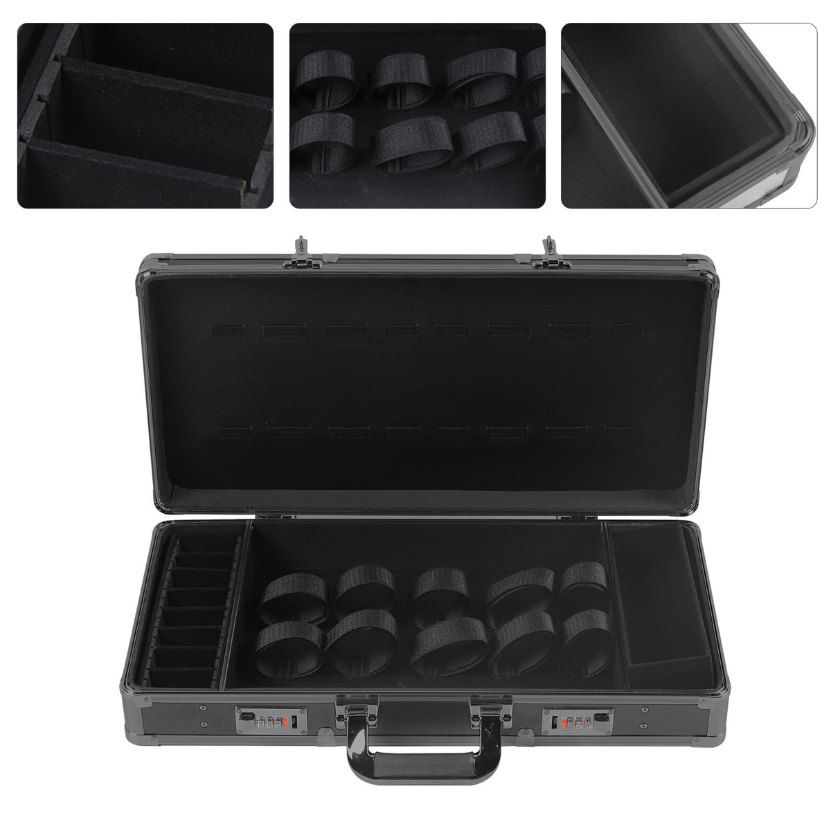 Large Portable Barber Tool Case for Salon & Styling Equipment