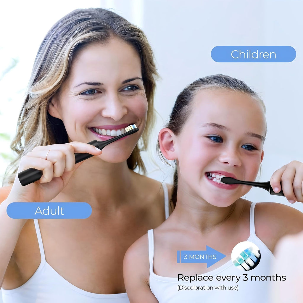 Electric Sonic Toothbrush for Adults 5 Modes 8 Brush Heads Portable & Waterproof