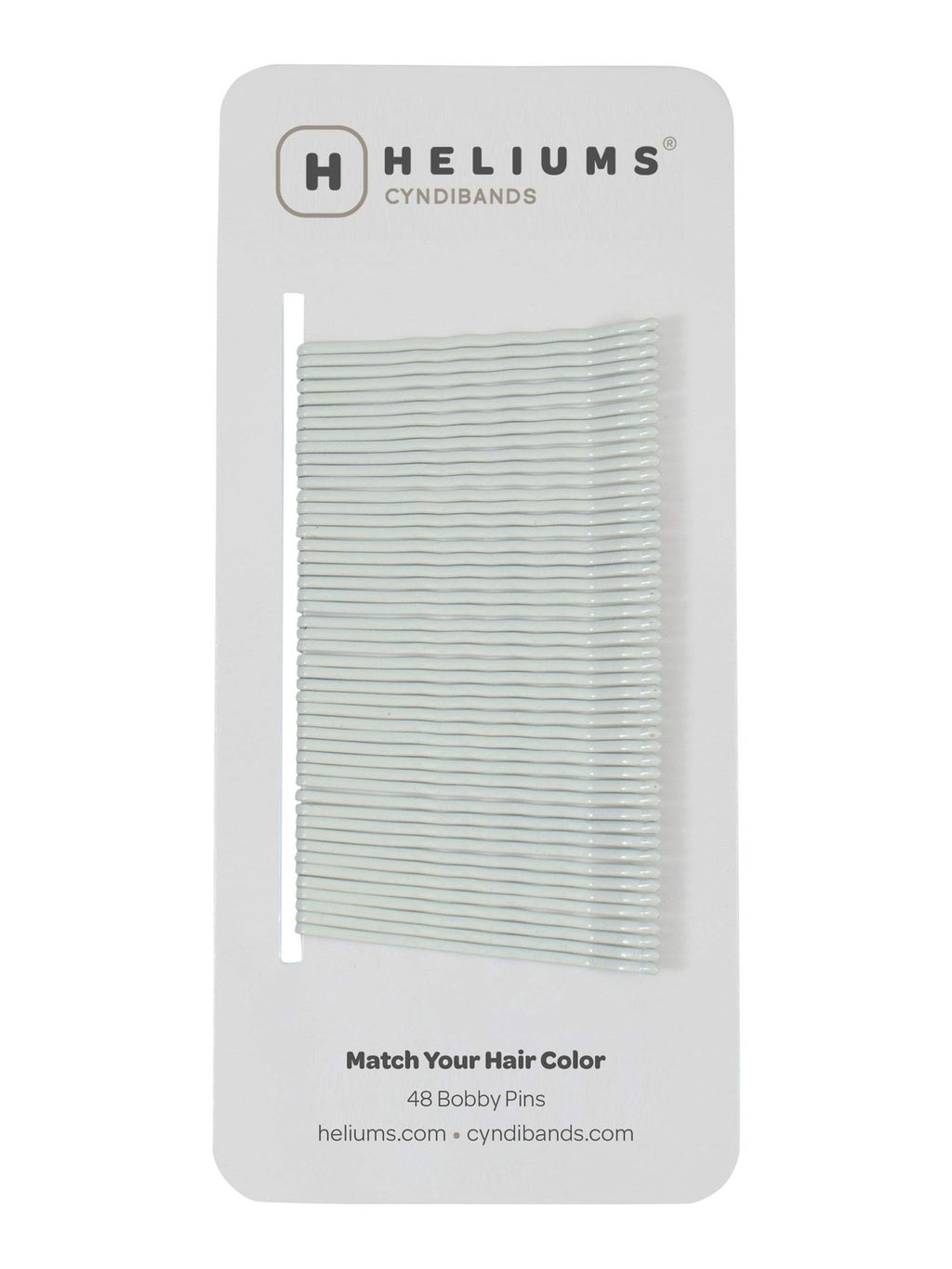 White 2-Inch Wavy Bobby Pins - 48 Pack Hair Styling Accessories