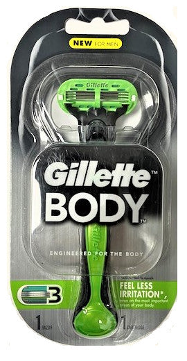 Gillette Body Razor Handle for Body & Mach3 Blades