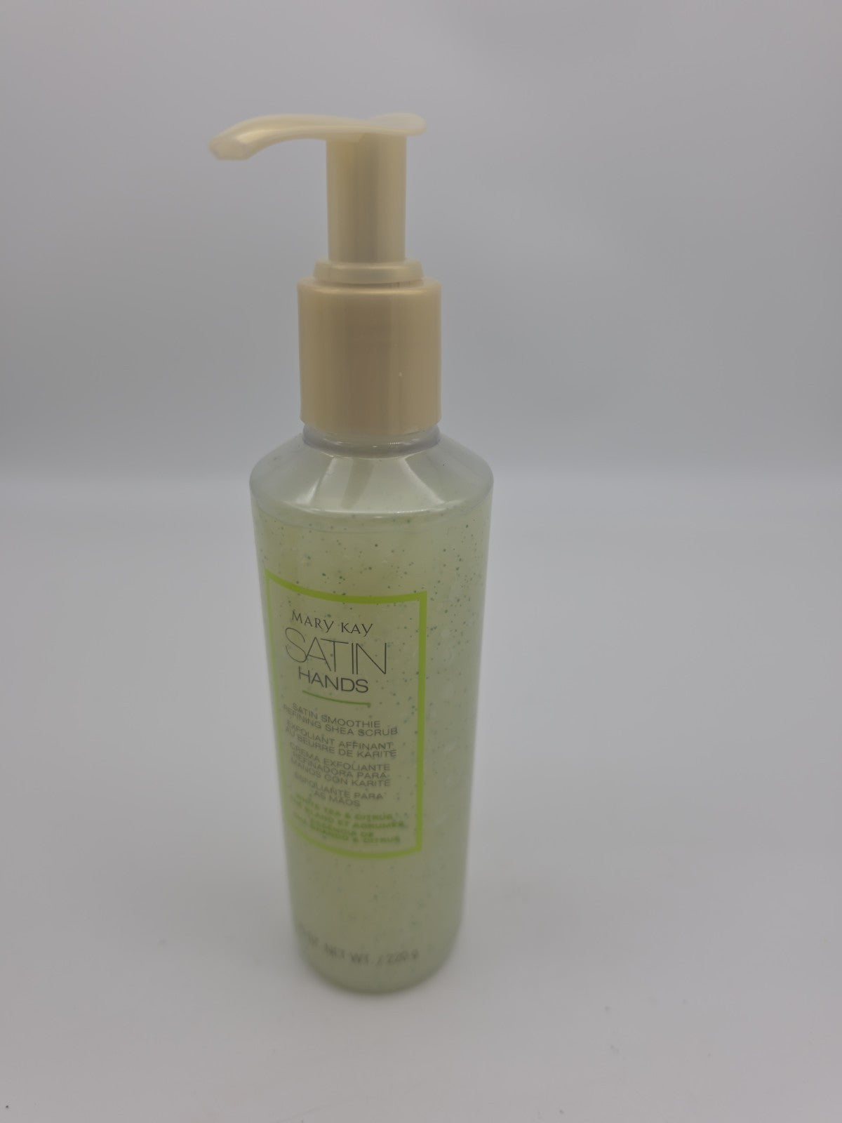 Mary Kay Satin Hands Shea Hand Scrub White Tea Citrus 7.75 oz