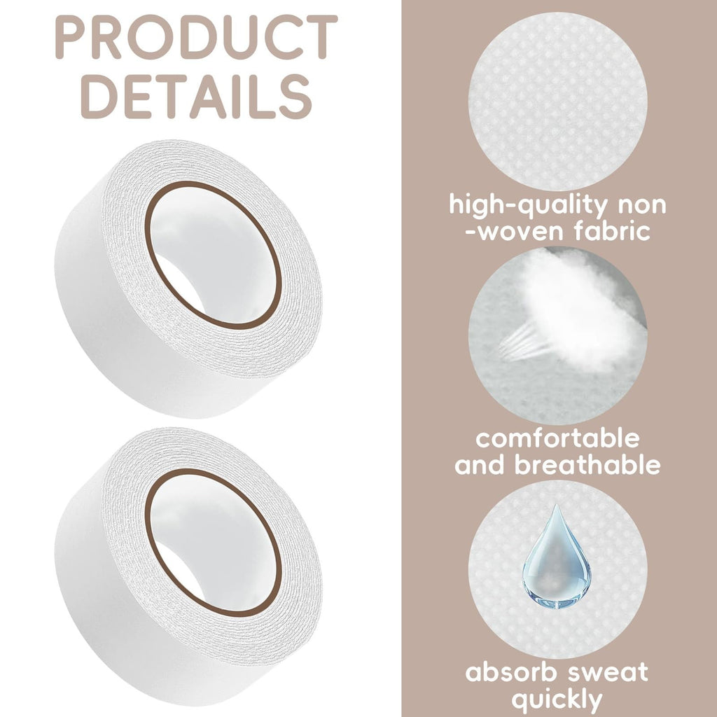 Invisible Self-Adhesive Collar Protectors for Shirts and Hats - 5 Rolls