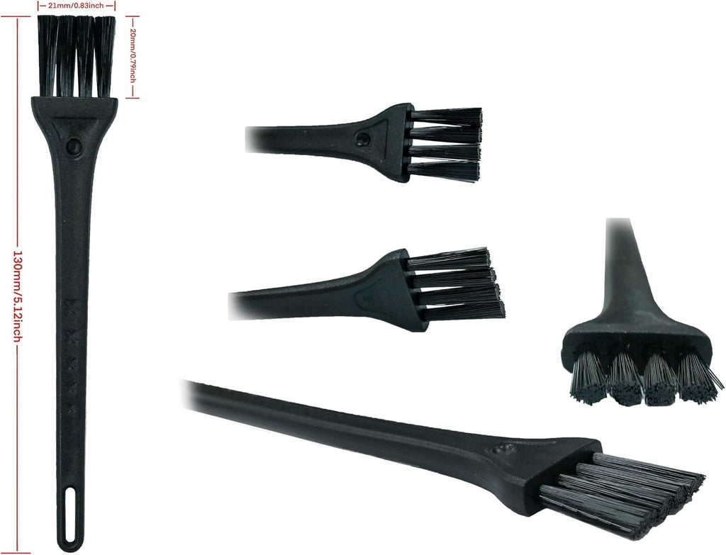 Mini Electric Razor Cleaning Brush Set - 10 Pcs for Shavers & Clippers
