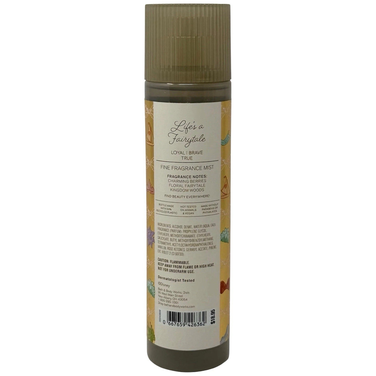 Set of 3 Princess Life’s A Fairytale Fragrance Mists 8oz Body Spray