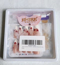 Medium Heart Press On Nail Kit - DIY Fake Nails for Manicure