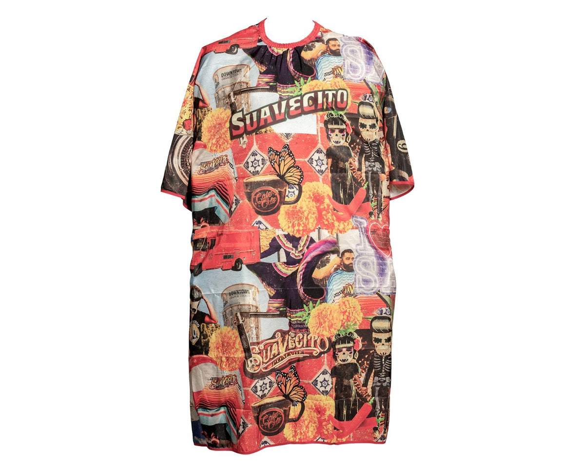 Suavecito Amber Skies Barber Cape for Haircutting & Salon Use