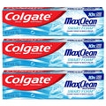 Colgate Max Clean SmartFoam Whitening Toothpaste Effervescent Mint 6 oz – 3 Pack