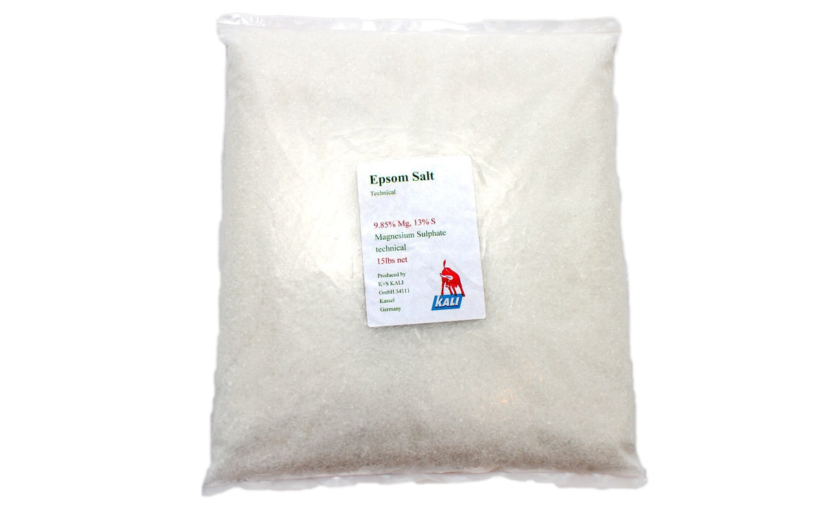 Epsom Salt 15lb Bag for Muscle Soothing & Detox - Sulfate