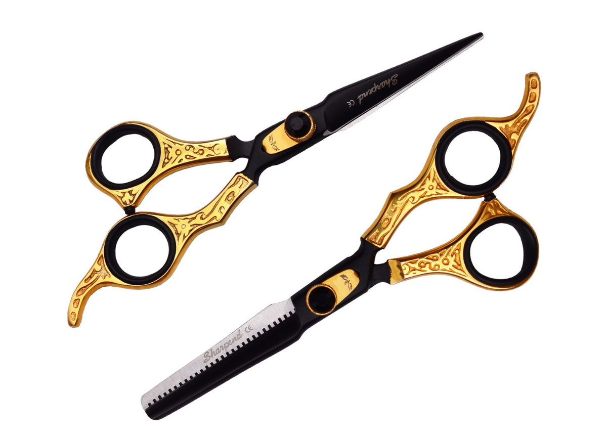 Professional Hair Cutting Shears 6.5 Inch Salon Barber Scissors with Kit