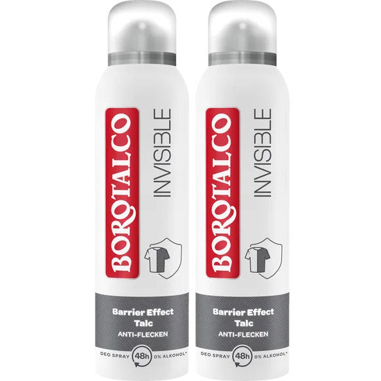 Invisible Deodorant Spray 2-Pack - Anti-Stain, 48-Hour Odor Protection