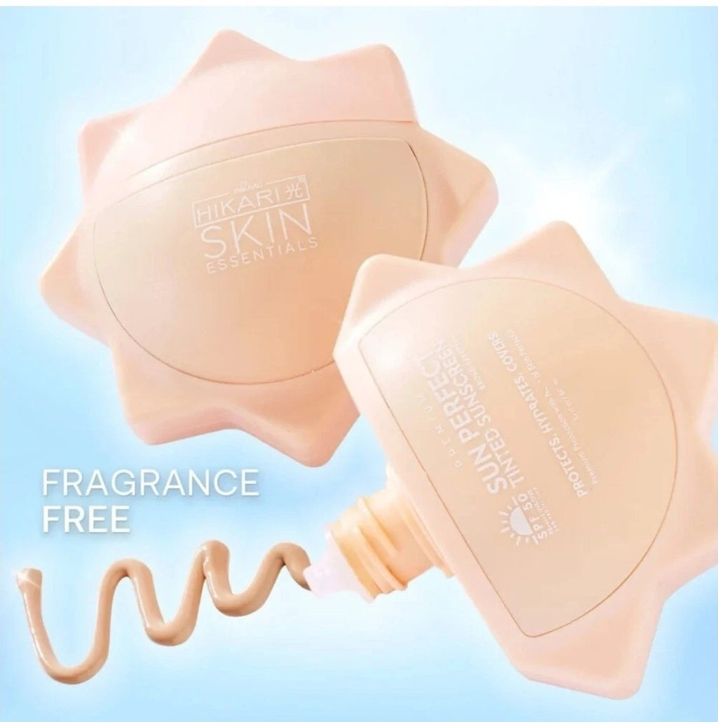Hikari Skin Essentials SPF 50 Tinted Sunscreen with Skin-Loving Ingredients - 50ml