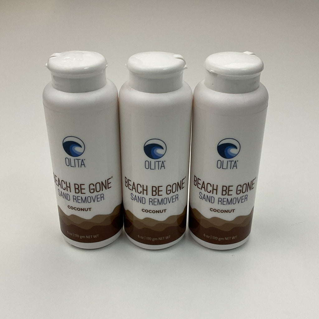 Sand Remover Spray 3-Pack - Reef Safe Coconut Scent for Beach Skin