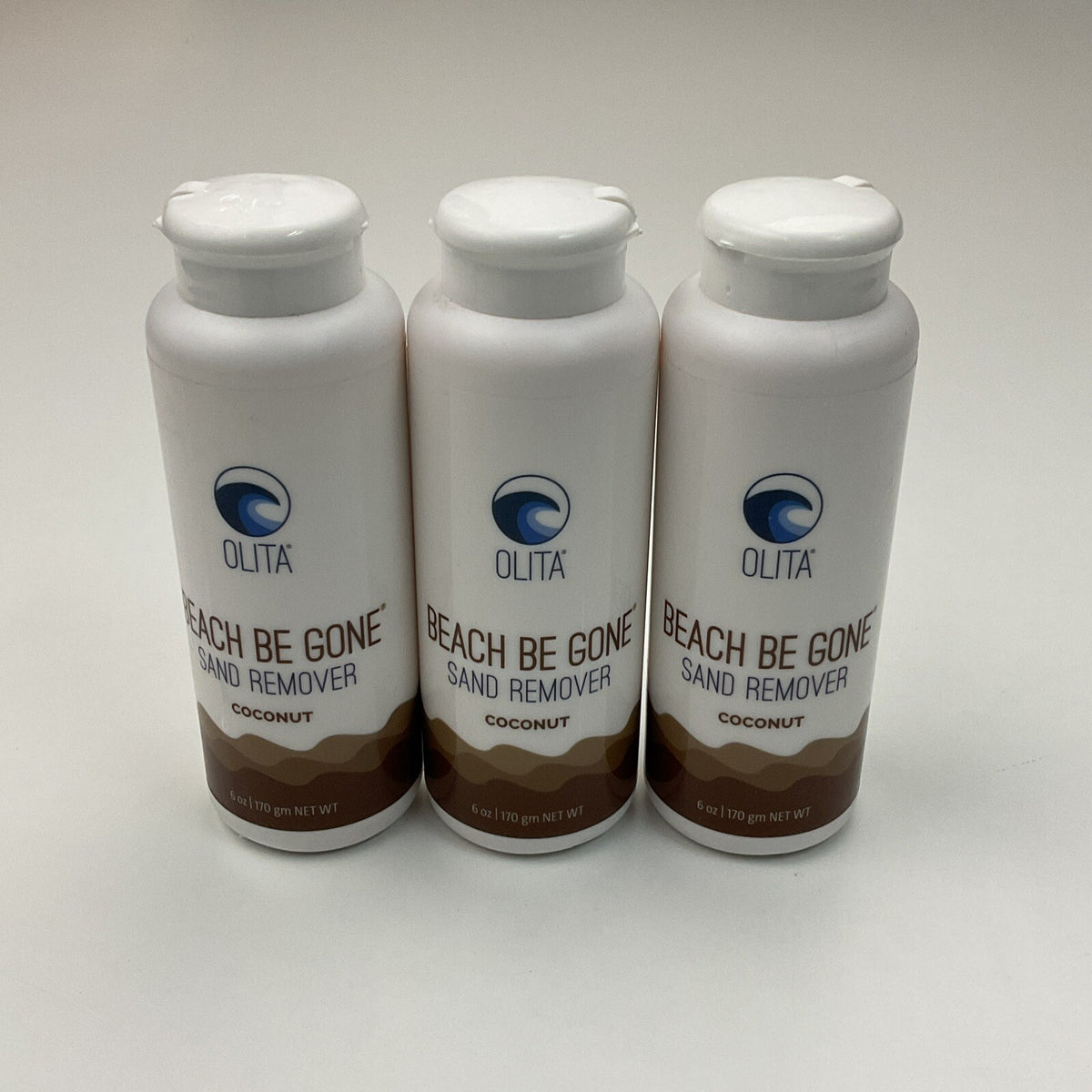 Sand Remover Spray 3-Pack - Reef Safe Coconut Scent for Beach Skin