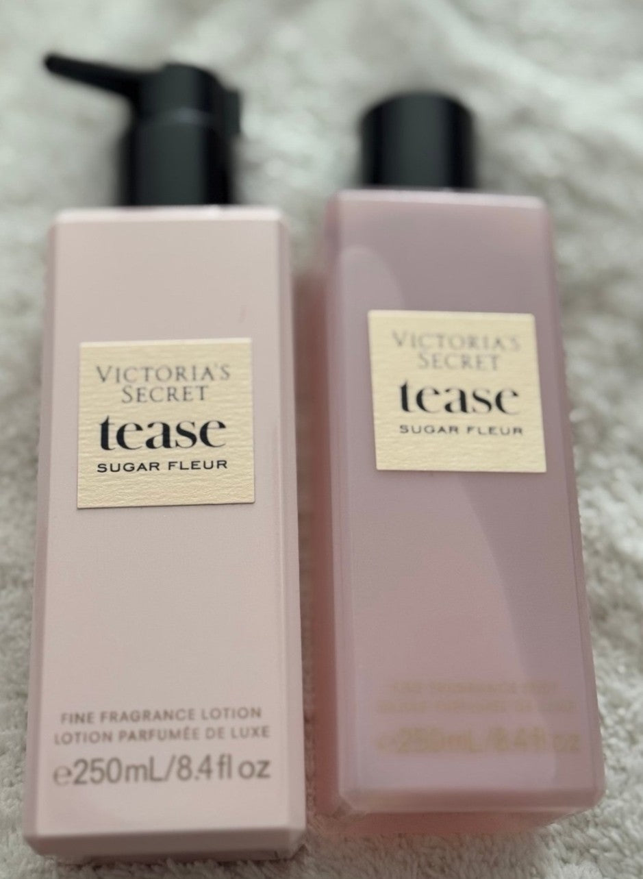 Victoria's Secret Tease Sugar Fleur Fragrance Mist & Lotion Set - Rare