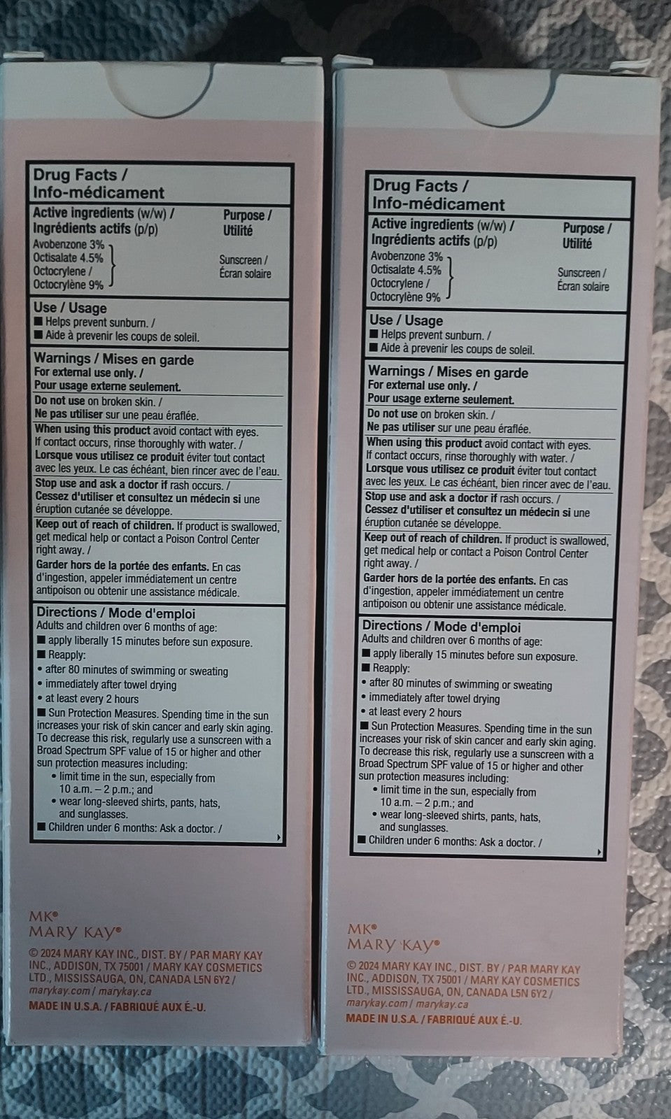Mary Kay SPF 50 Broad Spectrum Sunscreen Lotion - Water & Mineral Based, 4 fl oz, Pack of 2