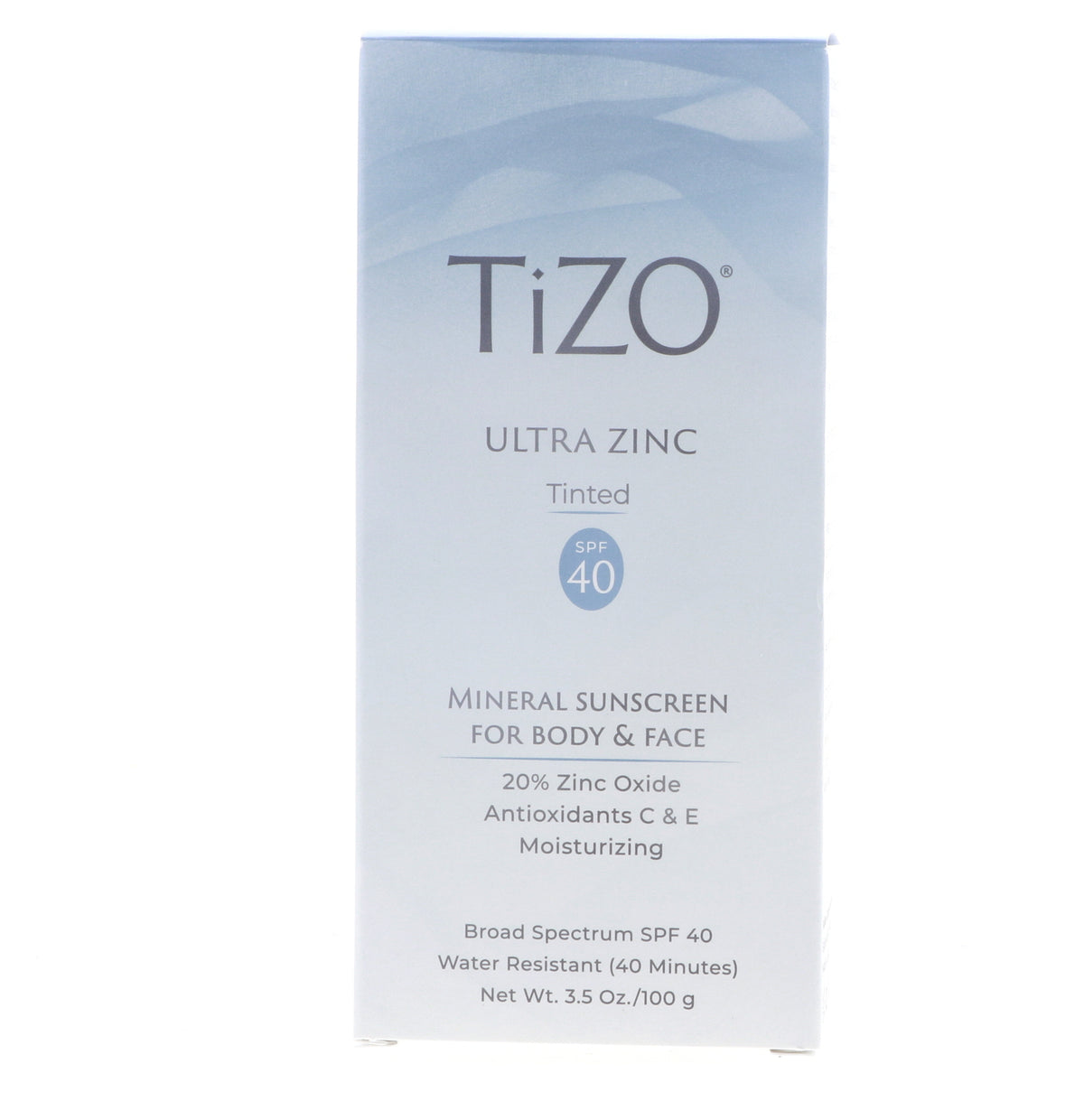 Tinted Mineral Sunscreen SPF40 for Face & Body - Zinc Oxide Moisturizer, 3.5 oz
