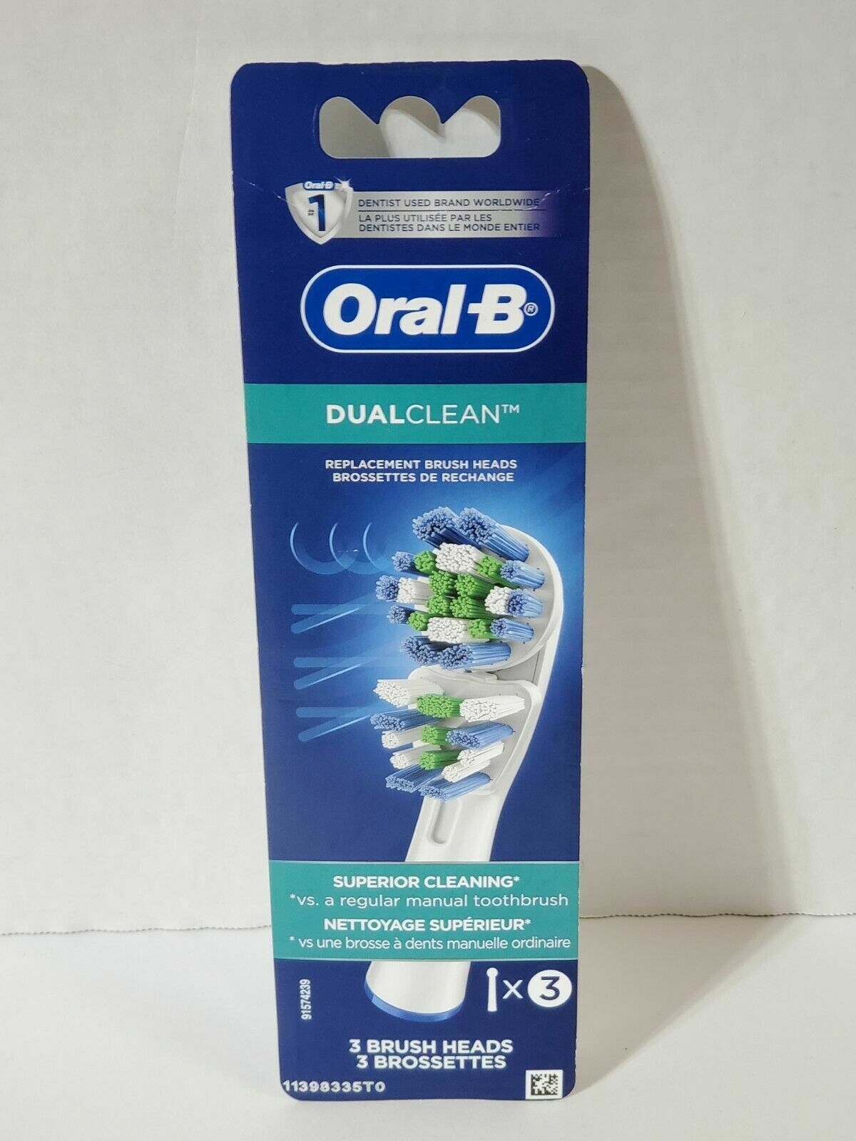 6 Pack Oral-B Dual Clean Replacement Toothbrush Heads for Electric Toothbrushes