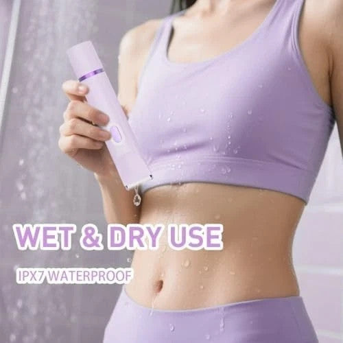 Women's Bikini & Body Hair Trimmer with Dual Head & Waterproof Design