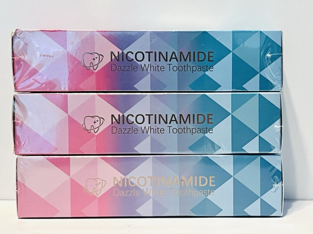 Bright White Nicotinamide Dazzle Whitening Toothpaste 3.5 oz - 3 Pack