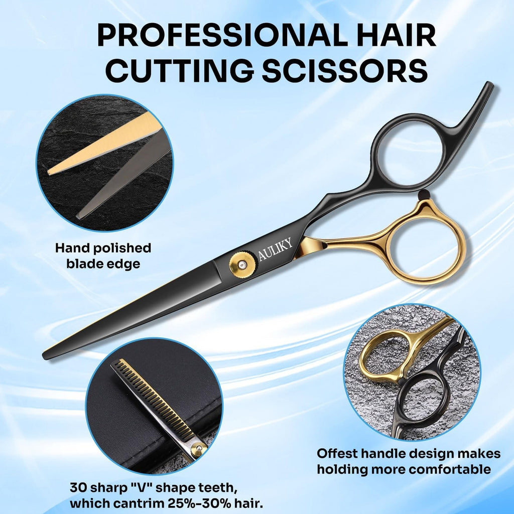 Professional Hair Cutting Thinning Scissors Barber Shears Salon Set