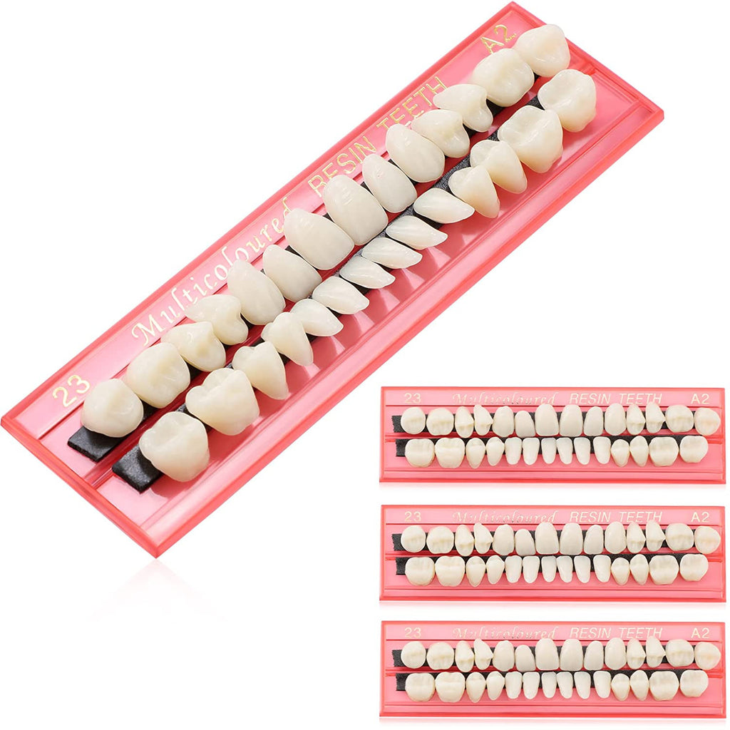 Dental Repair Kit 4 Sets Replacement Teeth Thermoplastic Beads