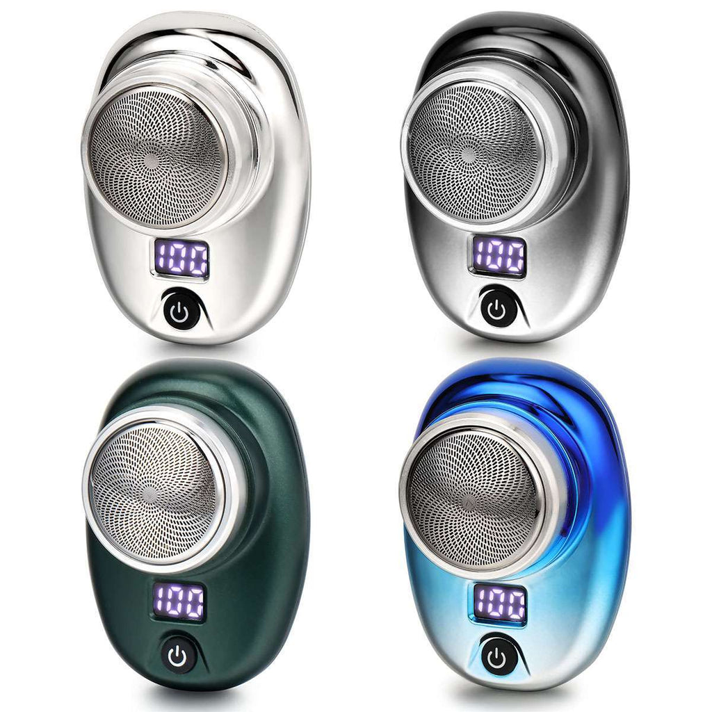 Mini Portable Electric Razor for Men USB Rechargeable Shaver Travel & Home Use