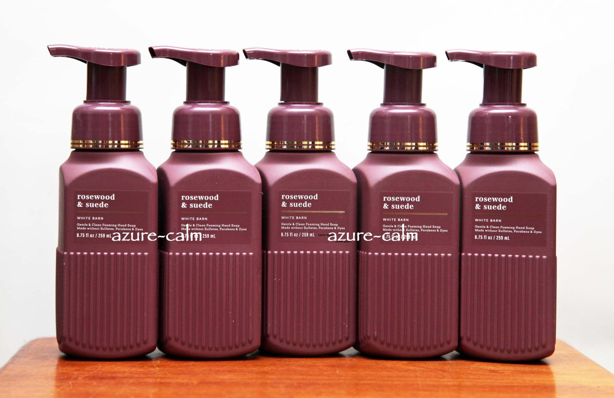 Foaming Hand Soap Set - Rosewood & Suede Scent, 8.75oz Bottles (5 Pack)