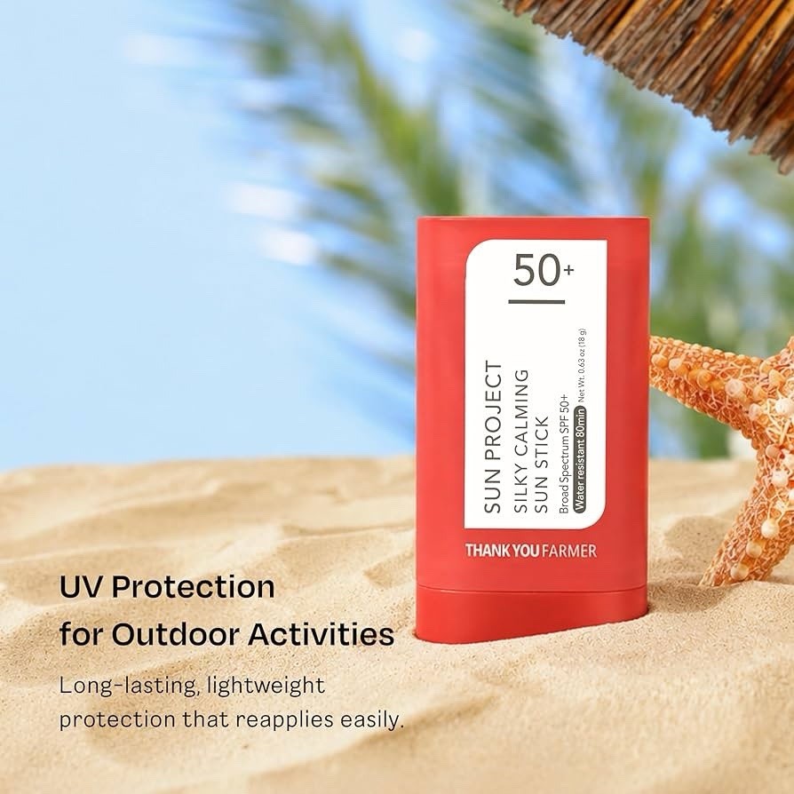 ThankYou Farmer Sun Project Silky Calming Sun Stick SPF50+ Water-Resistant Broad Spectrum