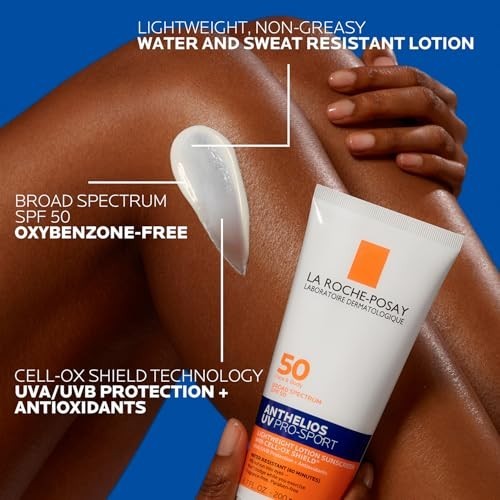 Water-Resistant SPF 50 Sunscreen for Face & Body - Sweatproof & Broad Spectrum