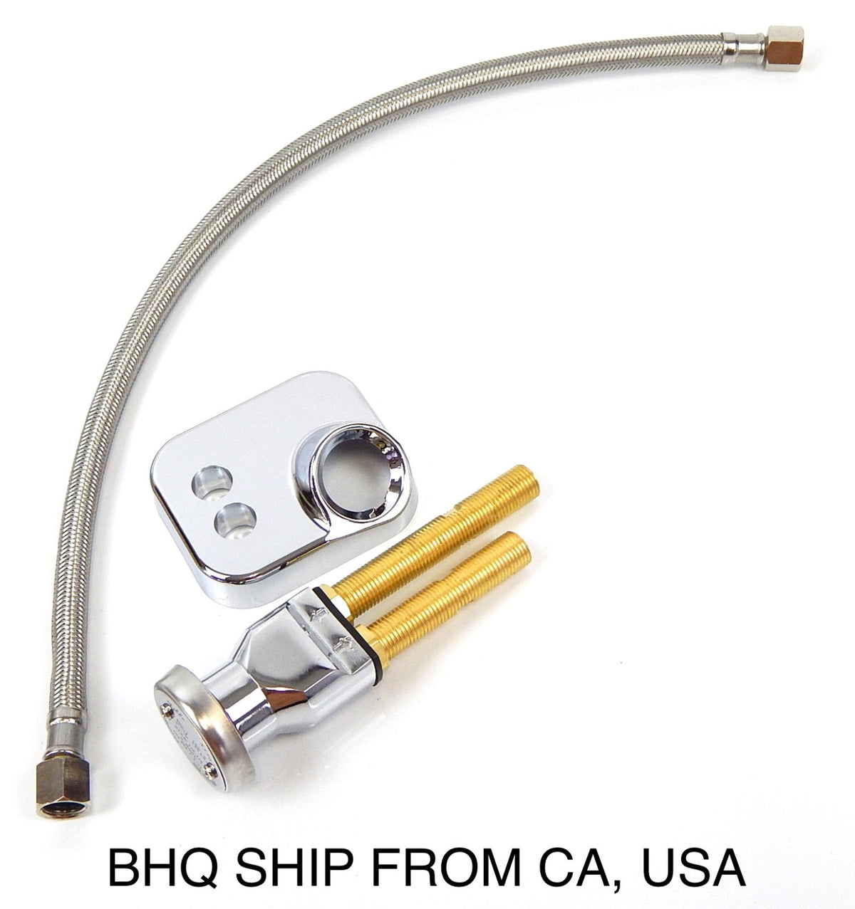 Salon Shampoo Bowl Sink Replacement Vacuum Breaker Kit - Stainless Steel Brass