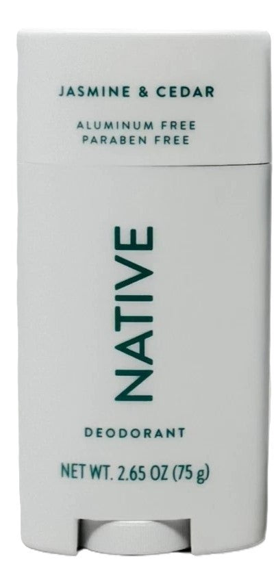 Native Jasmine & Cedar Aluminum-Free Deodorant Stick - 2.65 oz, Fresh Scent