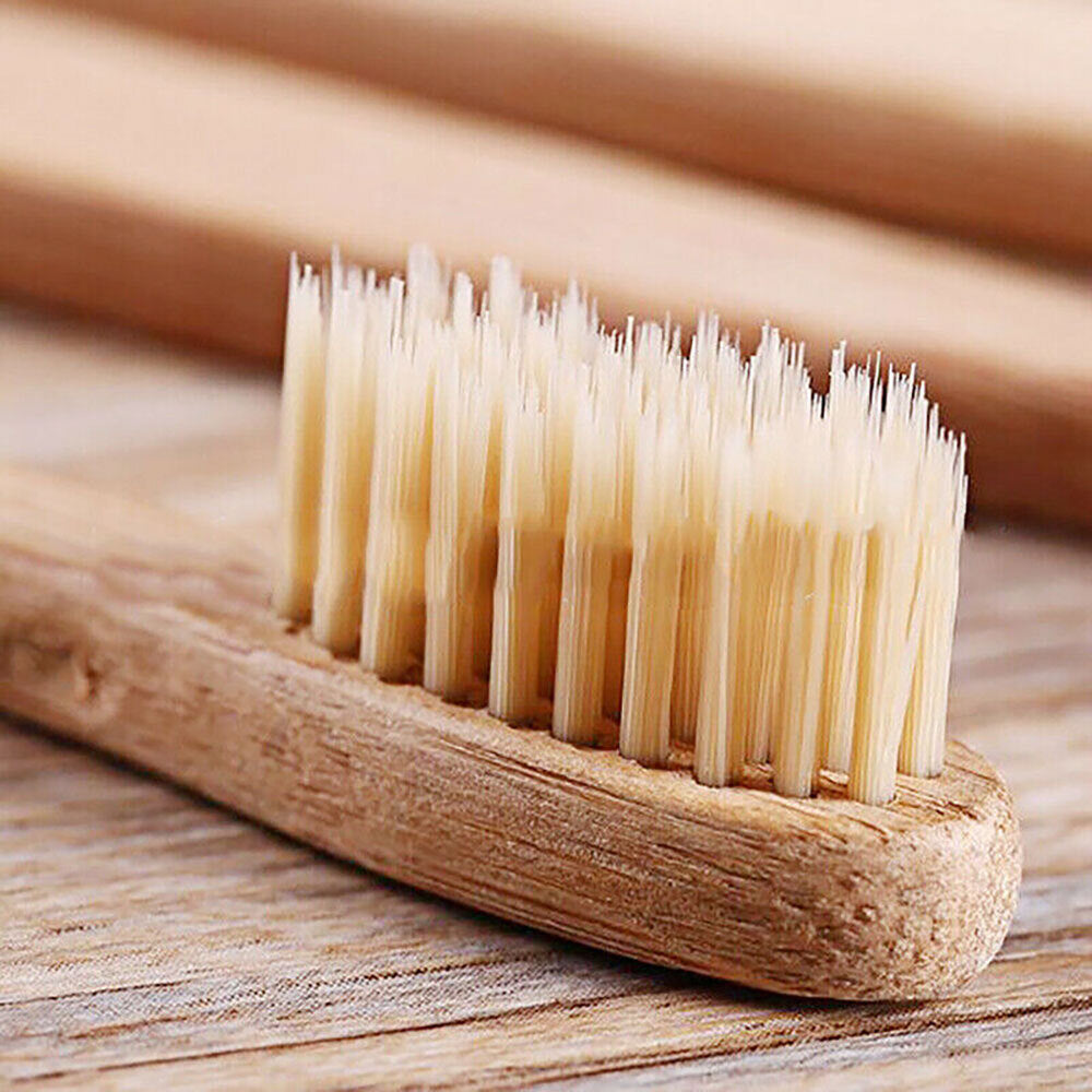 20Pcs Bamboo Toothbrush Set Organic Natural Soft Medium BPA-Free Eco-Friendly