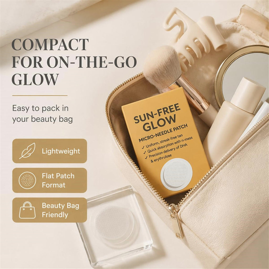 Sun-Free Self-Tanning Patches Natural Bronze Glow 10 Tablets