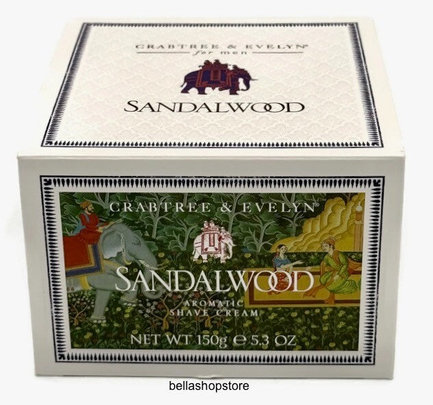 Men's Aromatic Sandalwood Shave Cream - 5.3 oz Natural Grooming Product