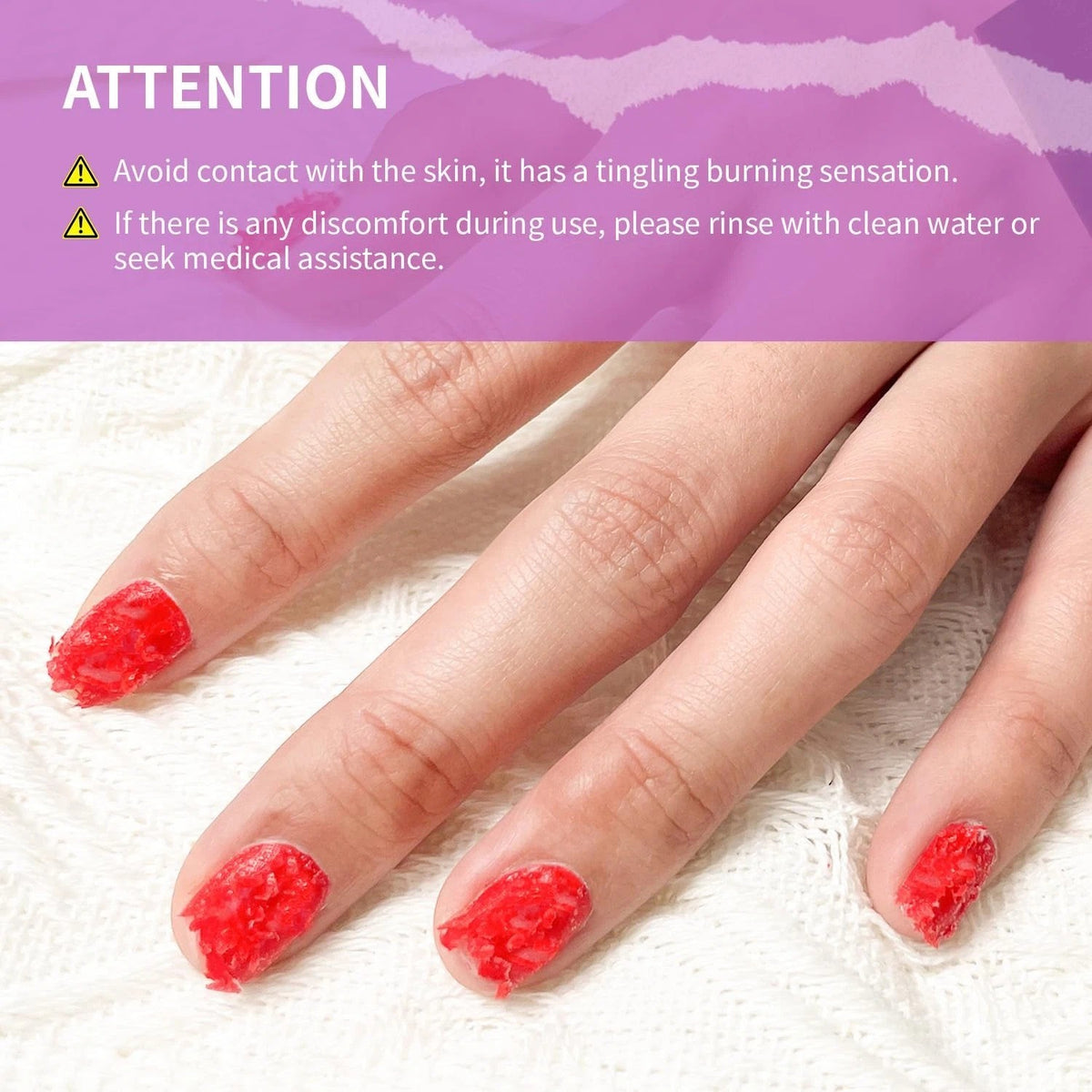 Gel Nail Polish Remover 10ML Wipes 2-Pack Fast Easy Nail Removal