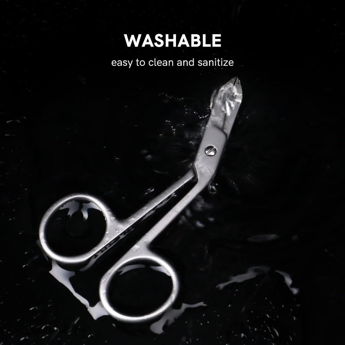 Professional Scissor Tweezers - Stainless Steel Precision Eyebrow & Facial Hair Tool