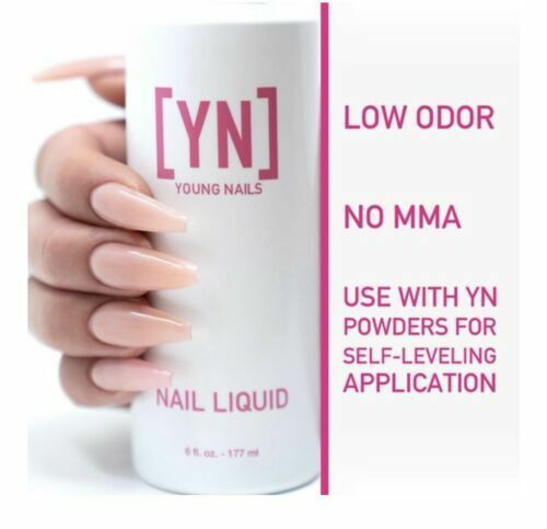 Young Nails Monomer Nail Liquid for Acrylic Nails 6 Fl Oz / 177 ml