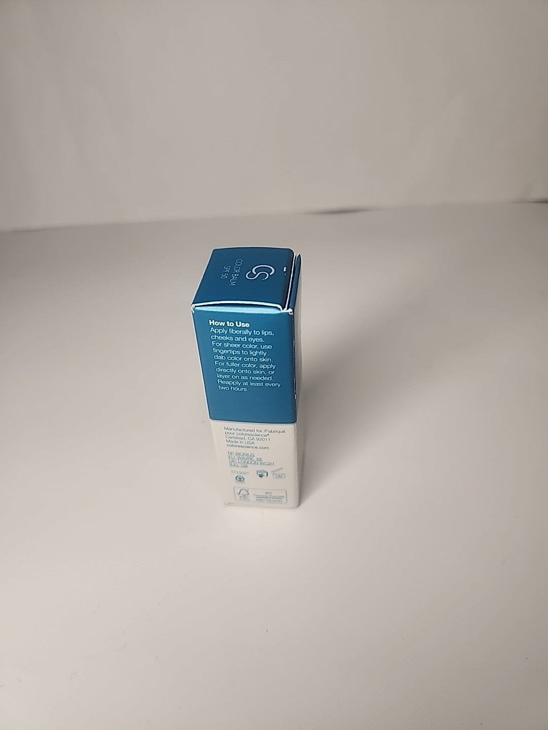 SPF50 Color Balm Lip Moisturizer Berry - Total Sun Protection