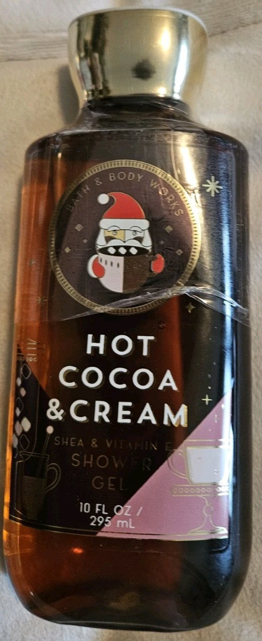 Bath & Body Works Hot Cocoa and Cream Shower Gel 10 oz - Body Wash