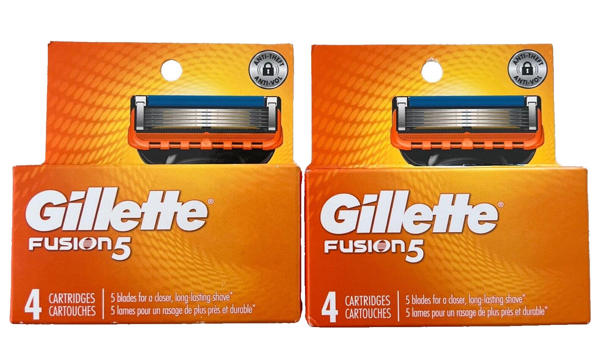 Gillette Fusion 5 Razor Cartridges 8-Pack with Precision Trimmer & Microfins