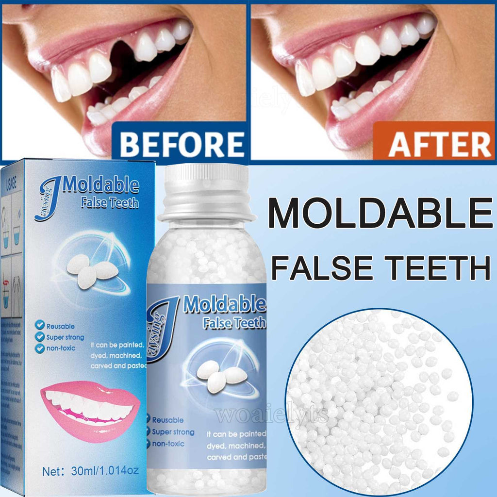 Teeth Repair Kit Moldable False Tooth - Reusable Temporary Filling Beads