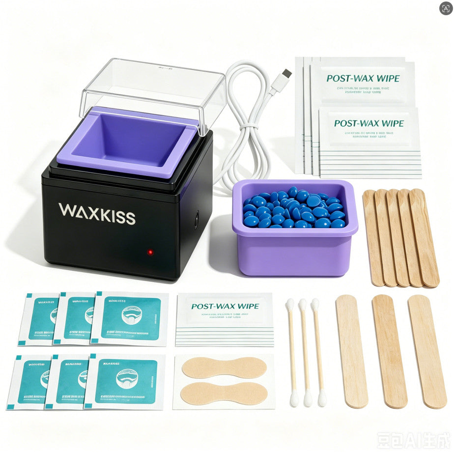 Waxing Kit Wax Heater Warmer with Wax Beans & Accessories for Hair Removal