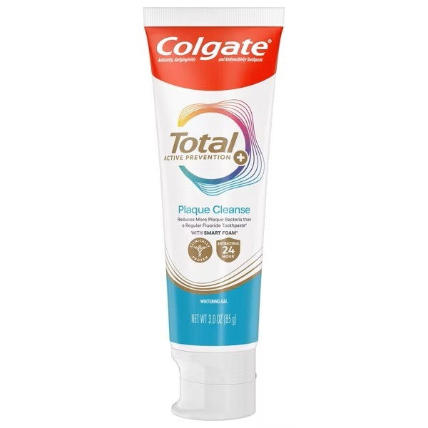 Colgate Total Active Prevention Plaque Control Toothpaste - 3 Pack 3oz Tubes