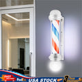 Outdoor Barber Pole Light with Rotating LED Stripes for Hair Salon Signage