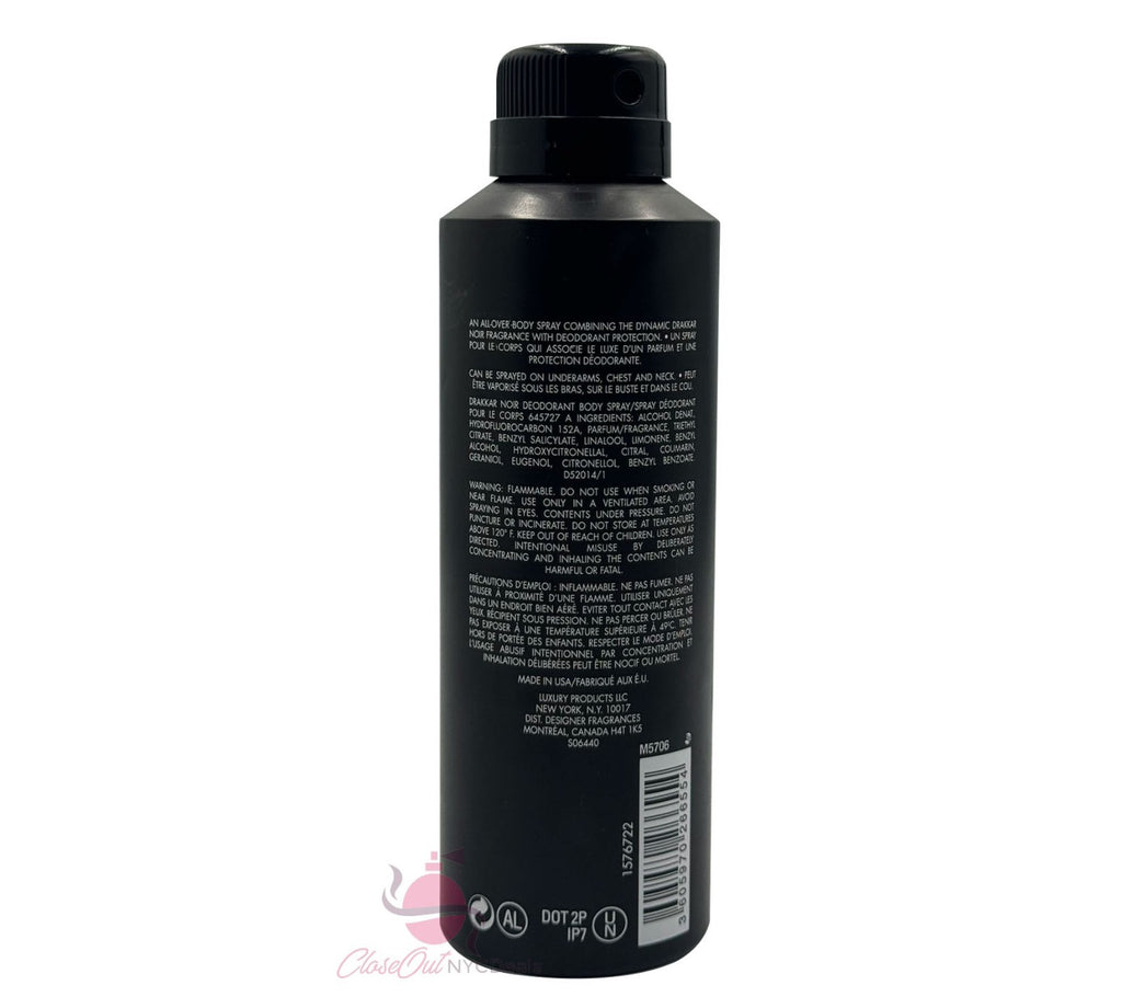 Men's Body Spray 6 oz - Pack of 2, Unboxed, Fragrance for Men