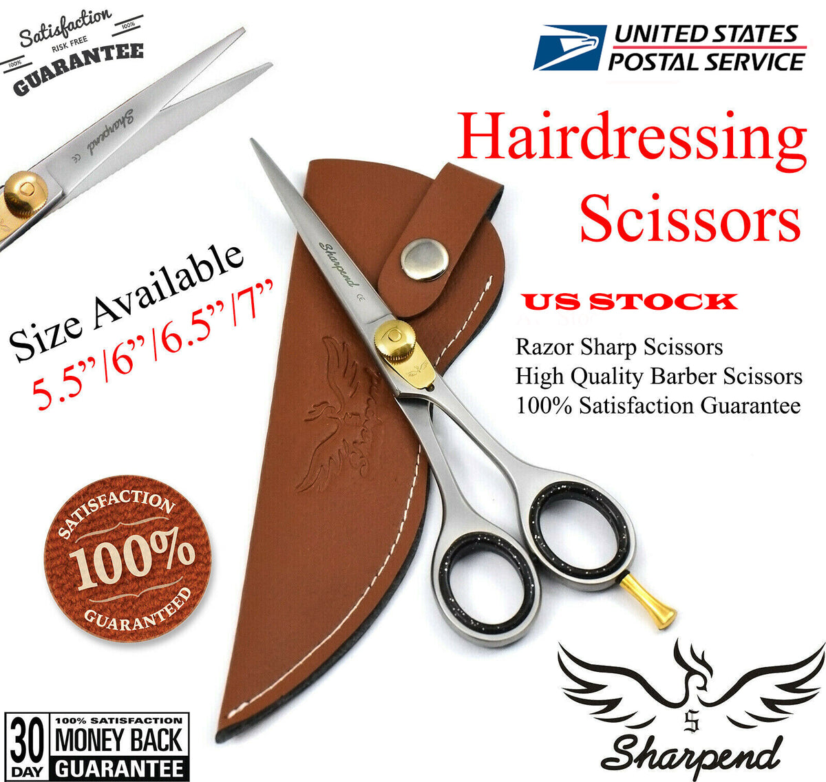 Professional Hairdressing Scissors & Thinning Shears - 5.5 to 7 Inches