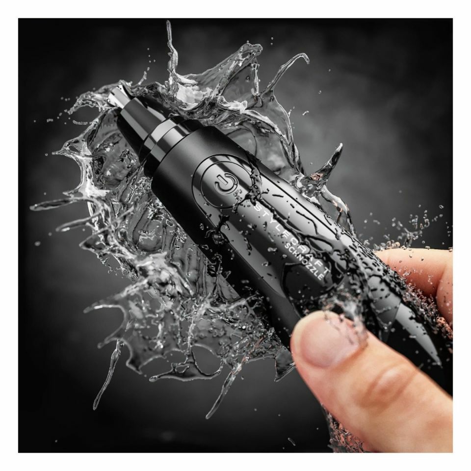 Water Resistant Nose and Ear Trimmer - Portable Personal Grooming Device