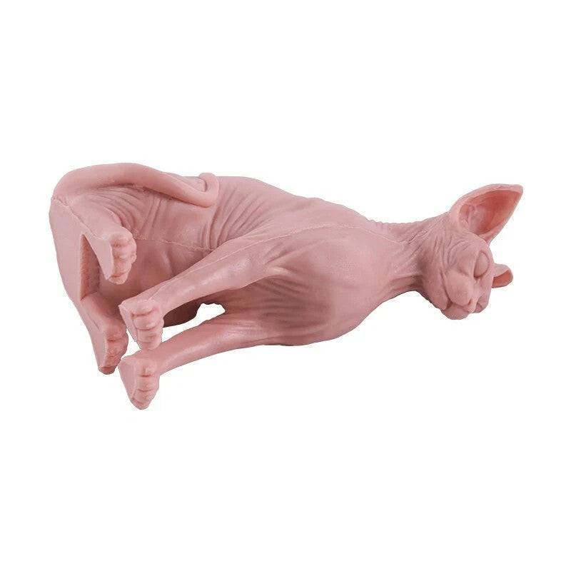 Cat-Shaped Tattoo Practice Skin Model Silicone Rubber for Training