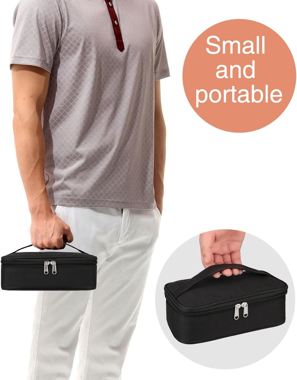 Barber Tool Organizer Bag for Hair Clippers & Scissors - Portable Storage Case