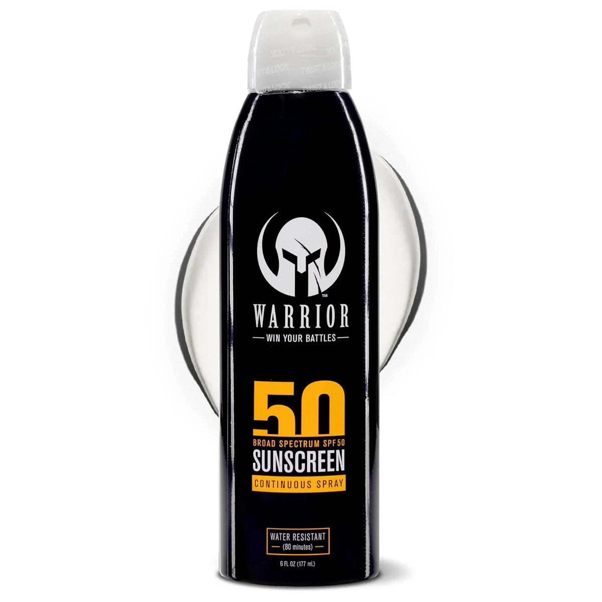 Waterproof Sunscreen Spray SPF 50 Broad Spectrum UVA/UVB Protection - Water & Sweat Resistant